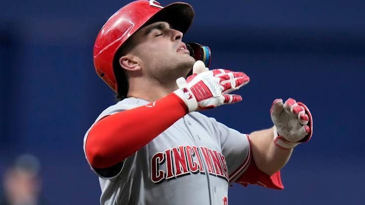 Cincinnati Reds rookie Sal Stewart during the 2026 MLB season as he makes his case for National League Rookie of the Year